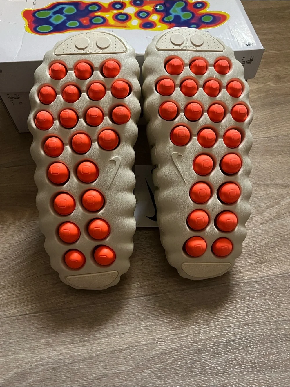 Nike Mind Light Bone Slides New With Box - Size 8